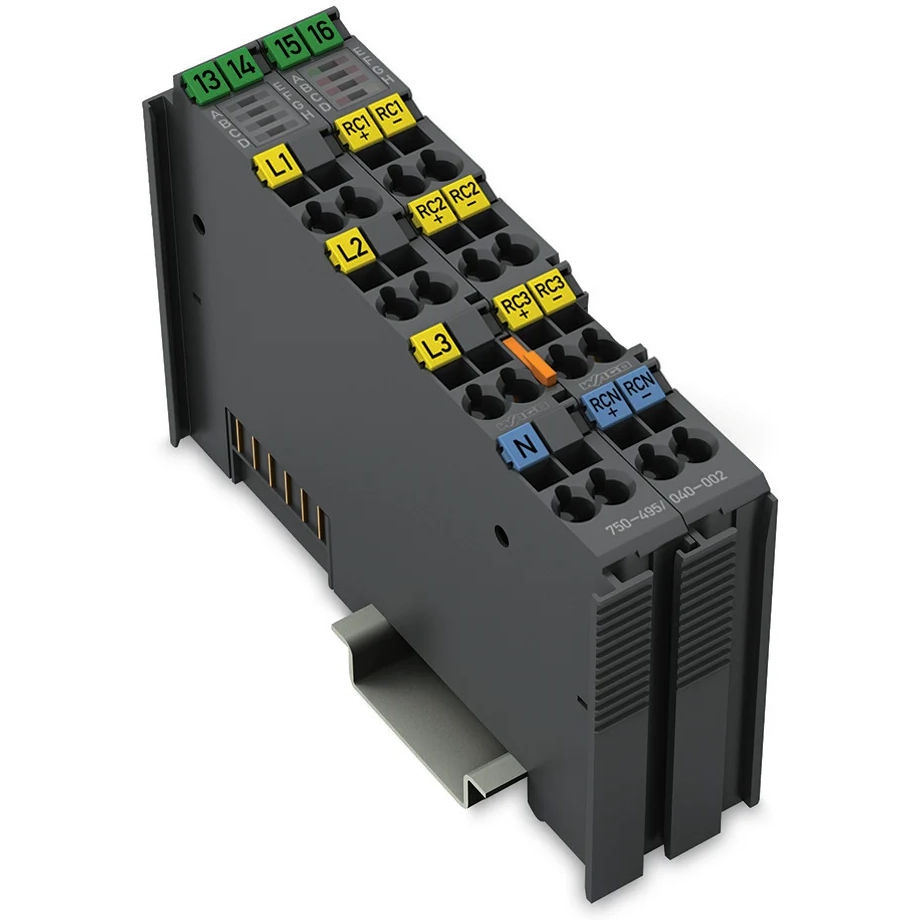 WAGO-750-495/040-002 null 3-Phase Power Measurement, 690 VAC Rogowski coils, Extreme