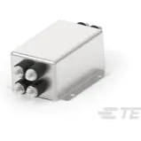 TE Connectivity-15DCF6 Starkstromleitungsfilter Power Line Filter RFI 50Hz/60Hz 15A 80VDC Threaded Stud Flange Mount