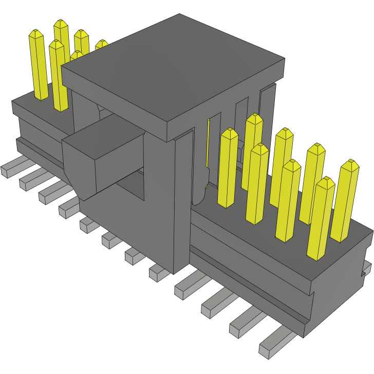 Samtec-FTSH-112-01-L-DV-K-A-P-TR Steckverbinderleisten und Leiterplattenbuchsen Conn Unshrouded Header HDR 24 POS 1.27mm Solder ST Top Entry SMD TIGER CLAW™ T/R