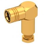 Conn SMB 0Hz to 4GHz 50Ohm Clamp RA Cable Mount PL Gold Over Nickel