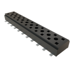 Conn Socket Strip SKT 22 POS 2mm Solder ST Top Entry SMD TIGER CLAW™ Tube