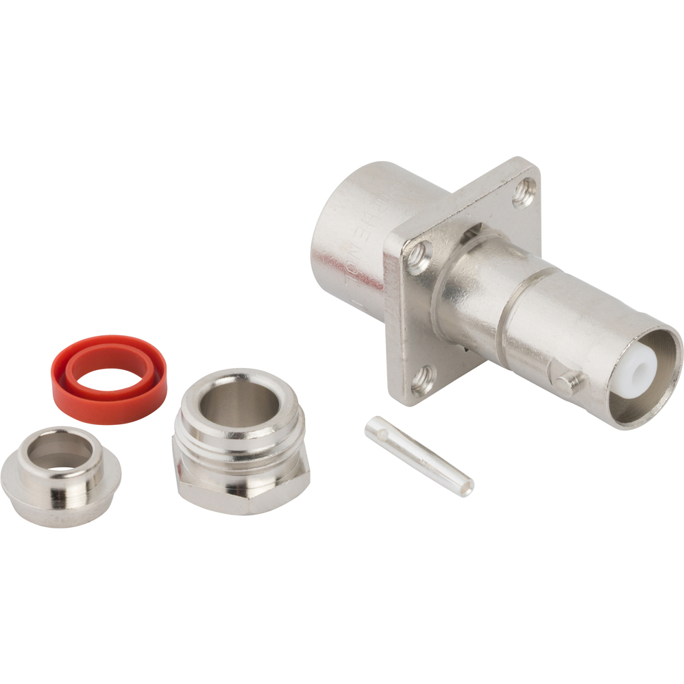 Amphenol RF-000-28175 RF-Steckverbinder Conn MHV 0Hz to 50GHz Clamp ST Flange Mount RCP Silver