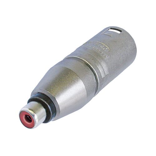 Neutrik Group-NA2MPMF Connector Audio and Video Conn XLR Connector-RCA Adapter M/F 3/3 POS ST 1 Port