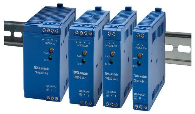 TDK-Lambda Americas-DRB480481 交流至直流电源供应器 AC/DC Power Supply Single-OUT 48V 10A 480W 9-Pin Box