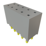 Conn Socket Strip SKT 10 POS 2mm Solder ST Top Entry Thru-Hole Tiger Buy™ Tube