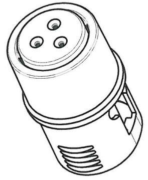 Amphenol-SJS620110 Conector circular Connector Circular, In-Line Junction Splices