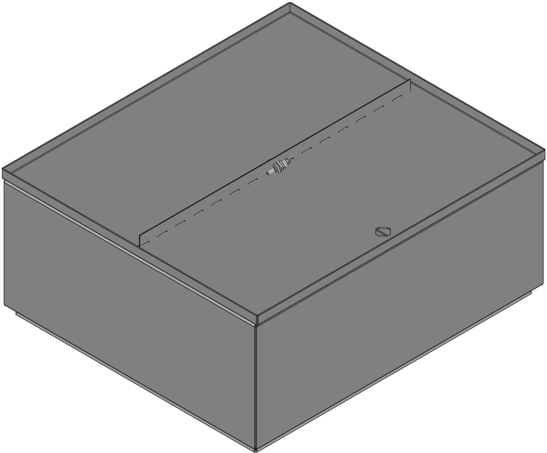 Hammond Manufacturing-EJ16146SS Kästen, Gehäuse und Gestelle Natural Stainless Steel 304 Bracket Mount Junction Box