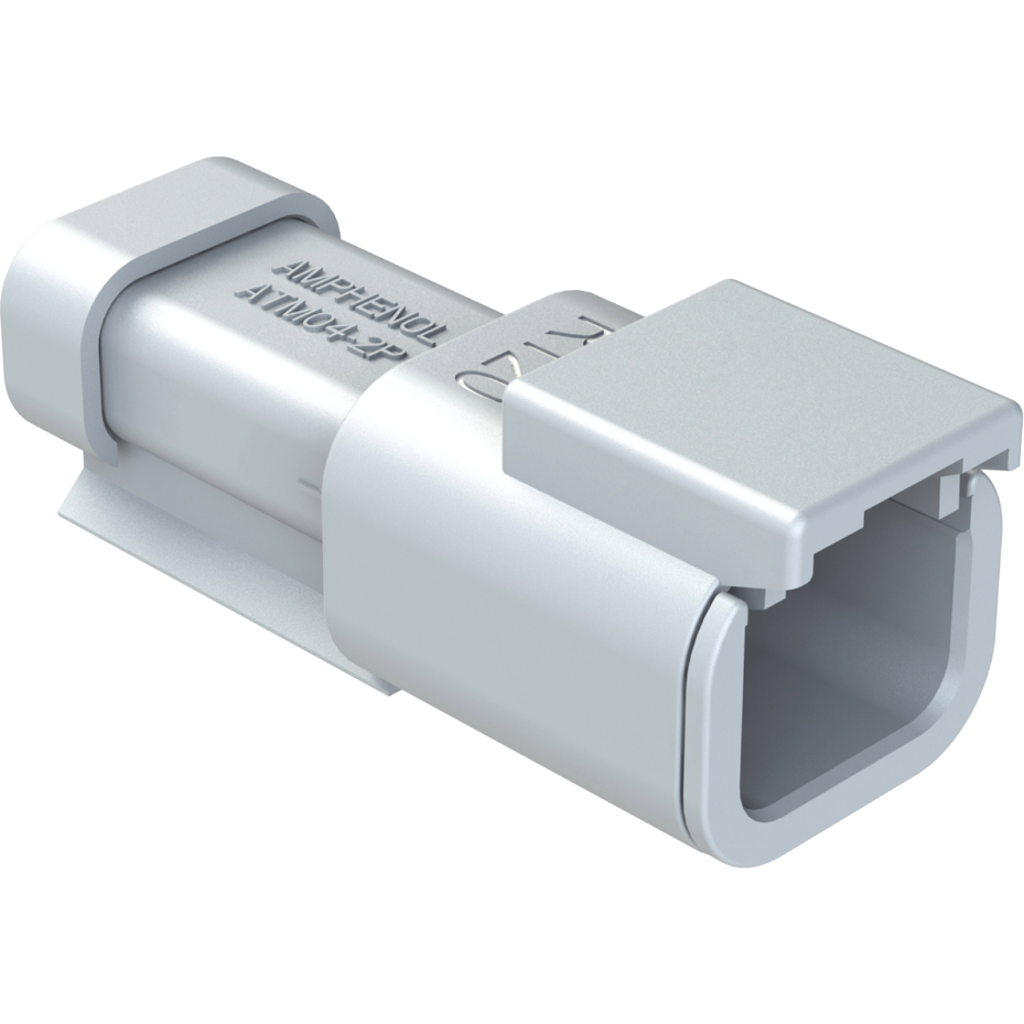 Amphenol-ATM04-2P-RA120GY Carcaza de cables discretos de conector Connector Housing 2 POS