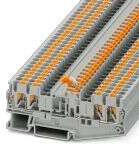 PHOENIX CONTACT-PT 2.5-QUATTRO-MTB Steckverbinder, Klemmenblöcke Conn Knife Disconnect Terminal Block 4 POS Push-In Spring DIN Rail 16A