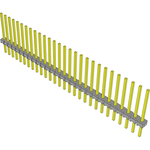 Conn Unshrouded Header HDR 28 POS 2.54mm Solder ST Top Entry Thru-Hole Bulk