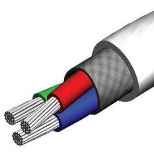 Judd Wire-M27500-20SP2S23 Cable Single Conductor Hook-up Wire 20AWG Silver Plated Copper White
