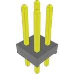 Conn Unshrouded Header HDR 4 POS 2mm Solder ST Top Entry Thru-Hole Bulk