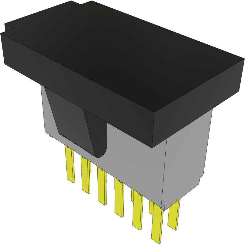 Samtec-SFMC-106-01-S-D-P-FR Steckverbinderleisten und Leiterplattenbuchsen Conn Socket Strip SKT 12 POS 1.27mm Solder ST Thru-Hole T/R