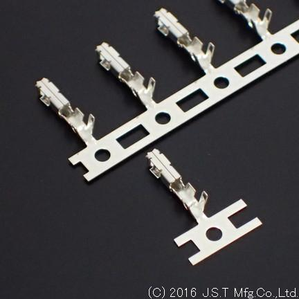 JST Manufacturing-SPUD-002T-P0.5 Steckverbinder, Kontakt Contact SKT Crimp ST Cable Mount 24-28AWG T/R