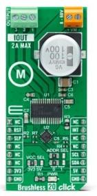 MikroElektronika-MIKROE-5294 Energiemanagement, Entwicklungsplatinen und -kits DRV8313 Motion Motor Control Click Board