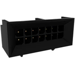 Conn Wire to Board M 10 POS 3mm Solder RA Side Entry Thru-Hole Minitek® Tray