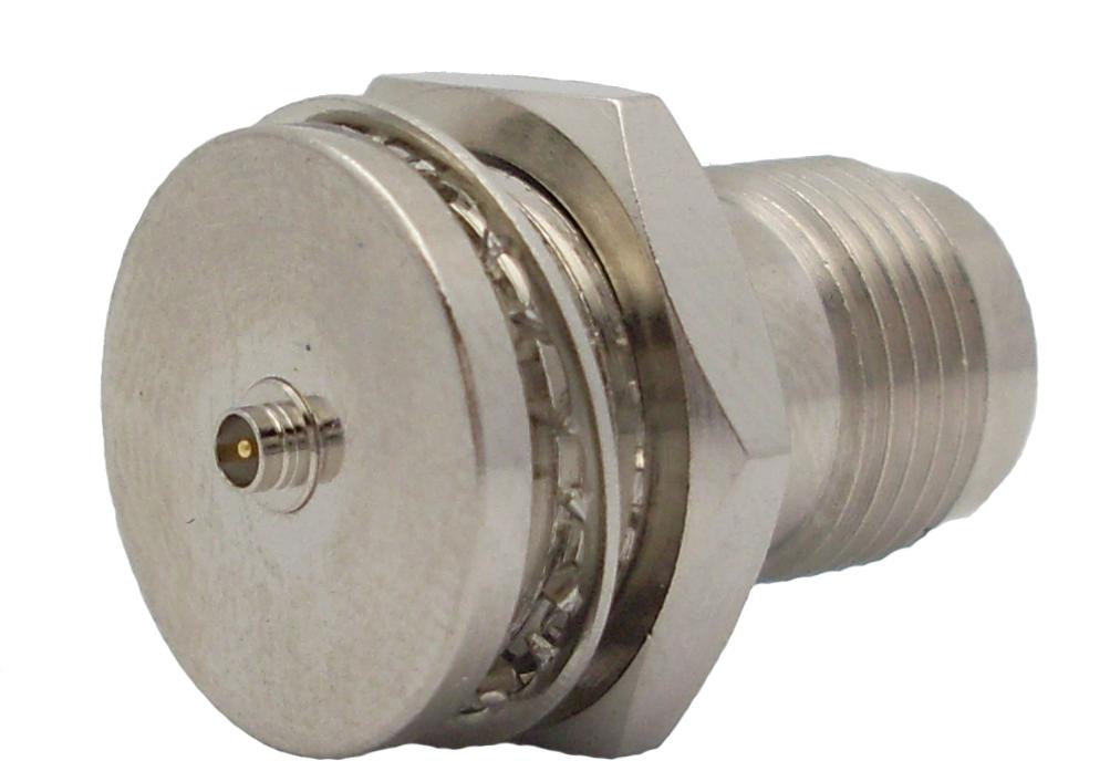 Amphenol RF-242192 RF-Steckverbinder Conn AMC-TNC Adapter 0Hz to 6GHz 50Ohm ST Panel Mount RCP/RCP Gold