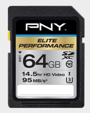 PNY Technologies-P-SDX64U395-GE Flash Cards Flash Card 64G-byte SDXC Card