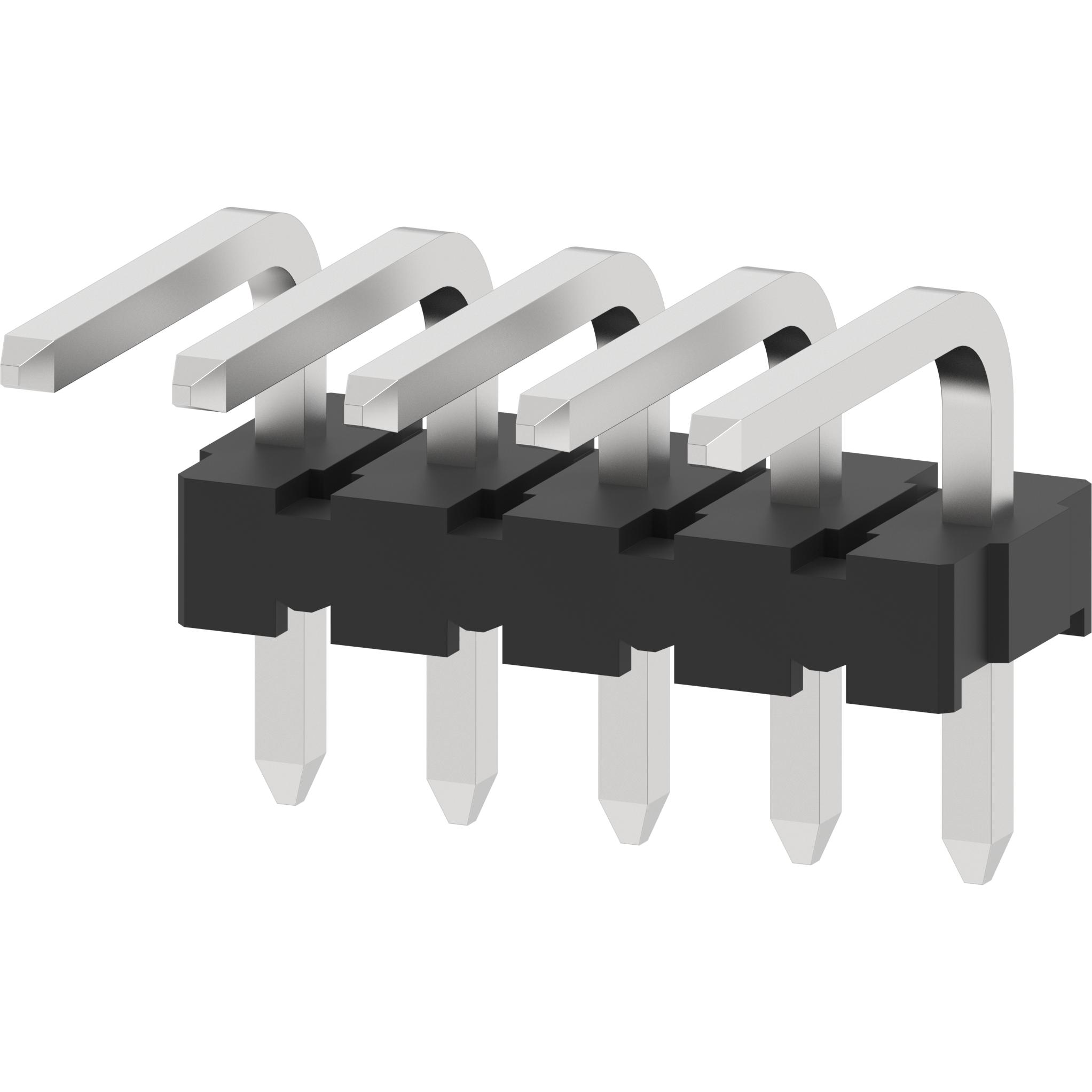 Molex-0026481052 Cabezales del conector y receptáculos PCB Conn Unshrouded Header HDR 5 POS 3.96mm Solder RA Side Entry Thru-Hole KK Bag