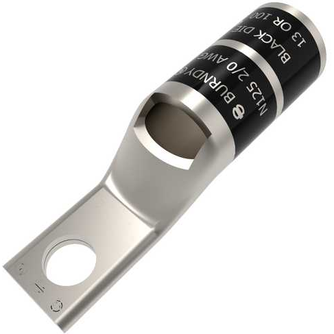 BURNDY-YA26LNT14 Steckverbinderanschlüsse Lug Terminal (2/0)AWG Copper Black 51mm Electro Tin Carton