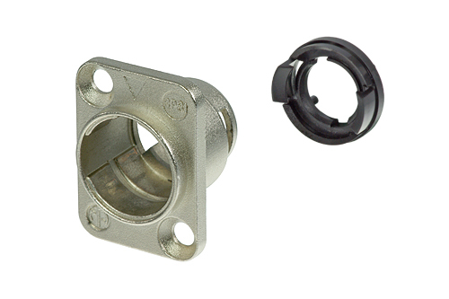 Neutrik Group-RP81-NI Steckverbinderzubehör Connector Accessories Housing Straight