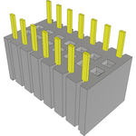 Conn Bottom Mount Socket Strip SKT 14 POS 2.54mm Solder ST Bottom Entry Thru-Hole Bulk