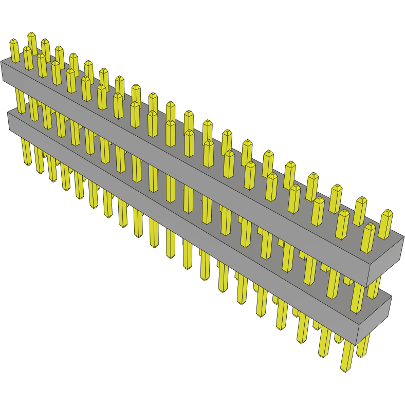 Samtec-TW-20-03-G-D-290-160 Steckverbinderleisten und Leiterplattenbuchsen Conn Board Stacker HDR 40 POS 2mm Solder ST Top Entry Thru-Hole Bulk