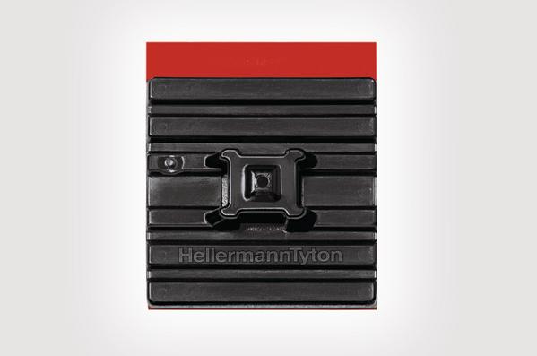 HellermannTyton-151-01527 Kabelzubehör Cable Accessories Cable Tie Mount Polyamide 6/6 Black Carton