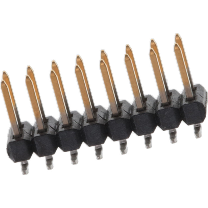 Molex-15-91-0160 连接器插头及 PCB 插座 Conn Unshrouded Header HDR 16 POS 2.54mm Solder ST Top Entry SMD C-Grid Tube