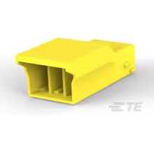 TE Connectivity-3-1565086-4 Einzeladersteckverbinder, Gehäuse Conn Housing RCP 3 POS 3.5mm Crimp ST Cable Mount Yellow Bag