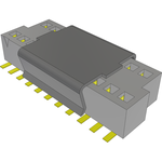 Conn Socket Strip SKT 21 POS 1mm Solder ST SMD TIGER CLAW™ T/R