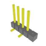 Conn Unshrouded Header HDR 5 POS 2.54mm Solder ST Top Entry SMD Tube