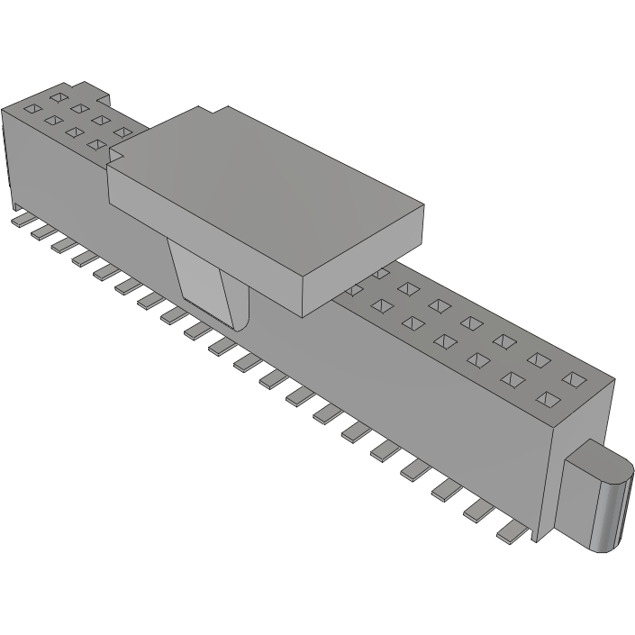 Samtec-SFM-120-02-S-D-P Embases de raccordement et réceptacles PCB Conn Socket Strip SKT 40 POS 1.27mm Solder ST SMD TIGER EYE™ Tube