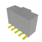 Conn Socket Strip SKT 10 POS 2.54mm Solder ST Top Entry SMD Tube