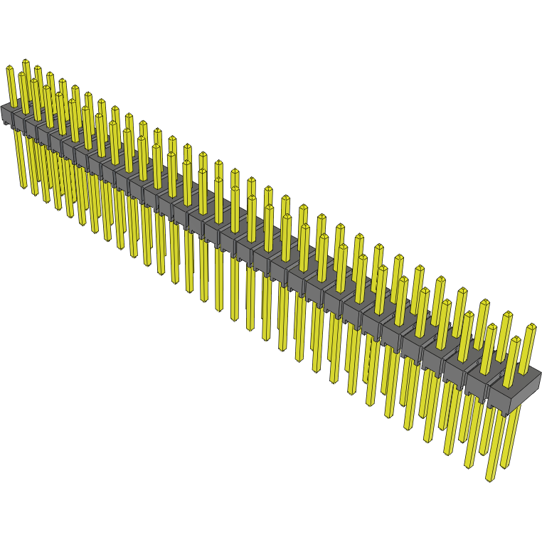 Samtec-TSW-131-09-G-D Steckverbinderleisten und Leiterplattenbuchsen Conn Unshrouded Header HDR 62 POS 2.54mm Solder ST Top Entry Thru-Hole Bulk