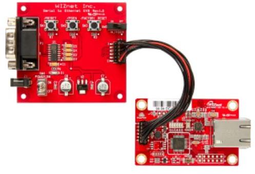 WIZnet-WIZ750SR-105 Interface Modules Serial to Ethernet Module