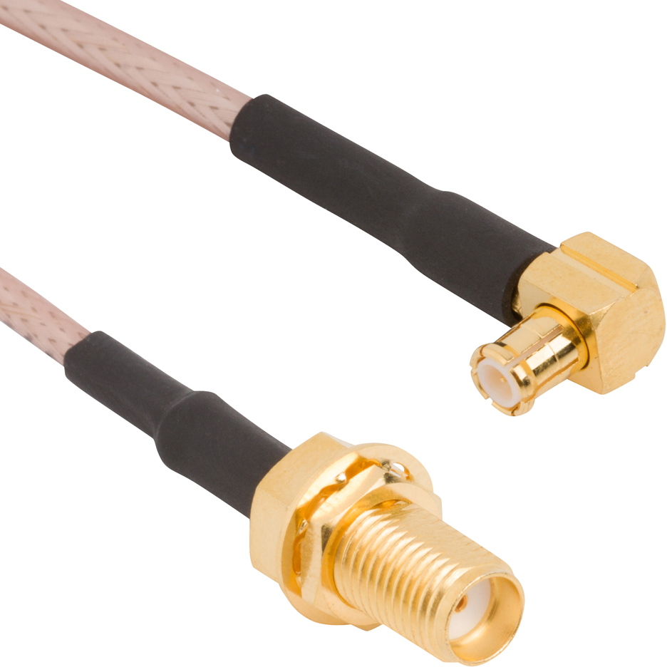 Amphenol RF-245130-01-24.00 Kabelbaugruppen Koaxial Cable Assembly Coaxial 0.609m SMA to MCX F-PL