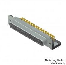CONEC-242A12890X Steckverbinder, D-Sub Conn D-Sub SKT 37 POS Solder RA Thru-Hole 37 Terminal 1 Port