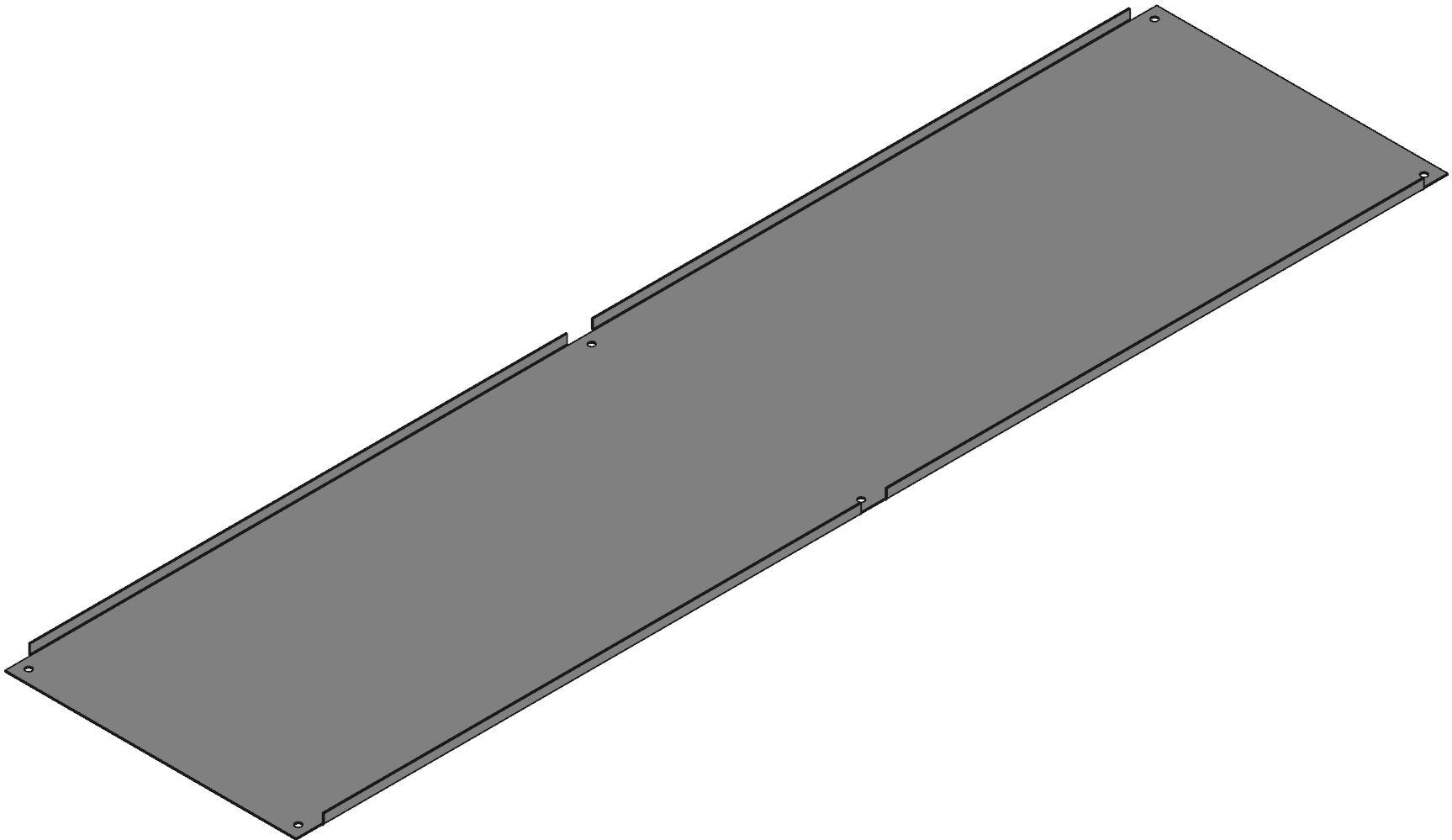 Hammond Manufacturing-90FD20 null Freestanding Enclosure Inner Panels, Steel, White, 20In Length, 78In Depth, 0.75In Height