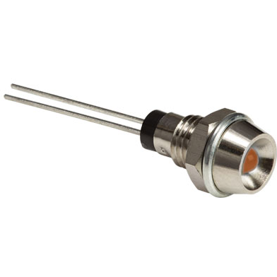 Bivar-MPR3AD Panel Mount Indicators Standard Metal Panel Mount Indicators, 3mm Amber