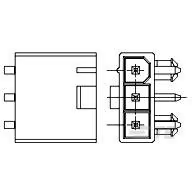 TE Connectivity-2029154-5 Piastre connettori e prese PCB Conn Wire to Board HDR 5 POS 4.2mm Solder RA Side Entry Thru-Hole Package