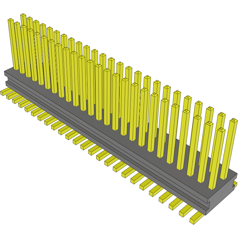 Samtec-FTE-125-02-G-DV-A Cabezales del conector y receptáculos PCB Conn Unshrouded Header HDR 50 POS 0.8mm Solder ST SMD Tube