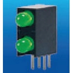 Kingbright America LLC-L-7104GE/2SRD LED LED Bi-Level Uni-Color Red 660nm 4-Pin