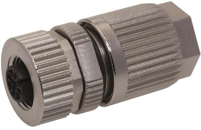 HARTING-21038412505 Connecteur circulaire Conn M12 Circular SKT 5 POS Crimp ST Cable Mount 5 Terminal 1 Port