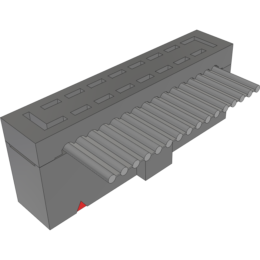 Samtec-HCSD-08-S-05.00-01-N Flachband Kabelbaugruppen Cable Assembly 0.12m 28AWG 2.54mm 16 POS IDC Connector F Bulk