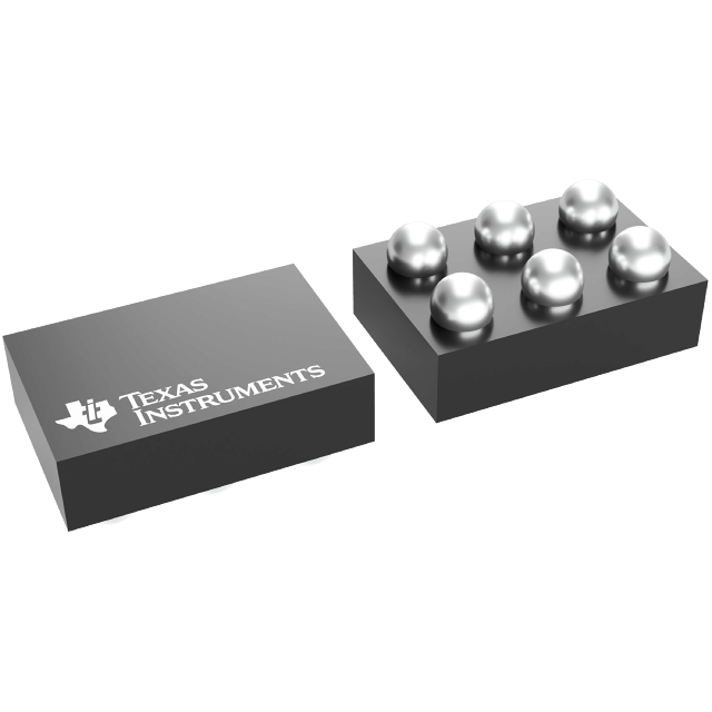 Texas Instruments-TMP119AIYBGR Temperature and Humidity Sensors Temperature Sensor Digital Serial (2-Wire, I2C, SMBus) 6-Pin DSBGA T/R