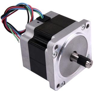 MOONS INDUSTRIES-PL34HD0L4500-E Stepper Motors Stepper Motors Hybrid Bipolar Square 5A 0.48Ohm 915g.cm² 3.8N.m 1.8° 2Shaft