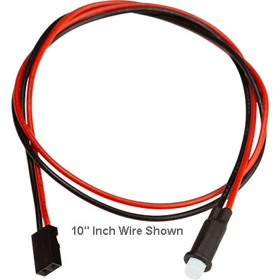 Bivar-PM3BCW6.0-CC2 Panel Mount Indicators T-1 3mm LED Panel Mount Indicator