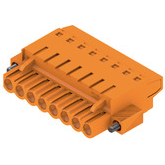 Weidmuller-1844050000 Steckverbinder, Klemmenblöcke Conn Plug-in Terminal Block SKT 8 POS 5.08mm Screw ST Cable Mount 10A Box
