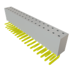 Conn Socket Strip SKT 34 POS 2.54mm Solder RA Side Entry Thru-Hole Layer